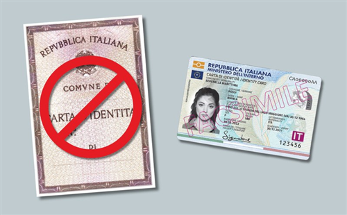 AVVISO: Scadenza carta d'identità cartacea